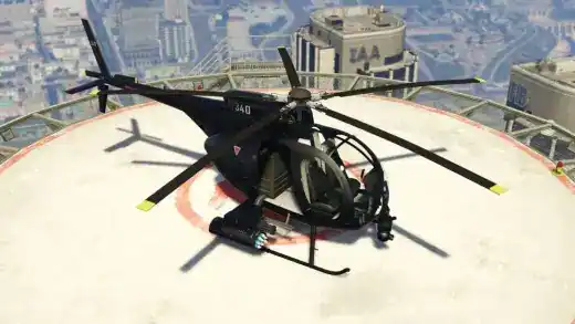 Buzzard Attack Chopper — GTA V / GTA Online vehicle reference image