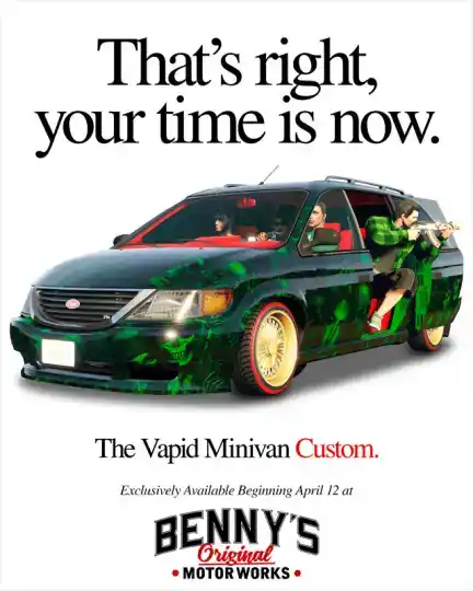 GTAOnline VehiclePoster 133 5 MinivanCustom