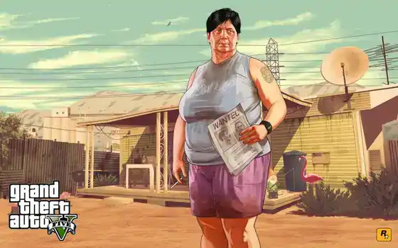 GTA V Artwork Maude