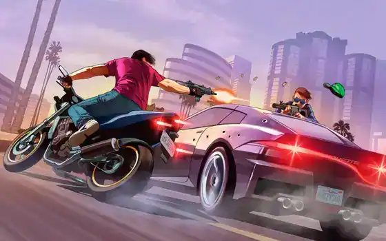 GTA V Artwork GTAOnline Vehicle Shootout