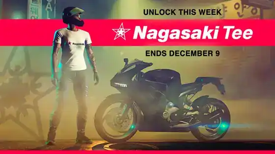 GTAOnline Screenshot WhiteAndRedNagasaki Tee