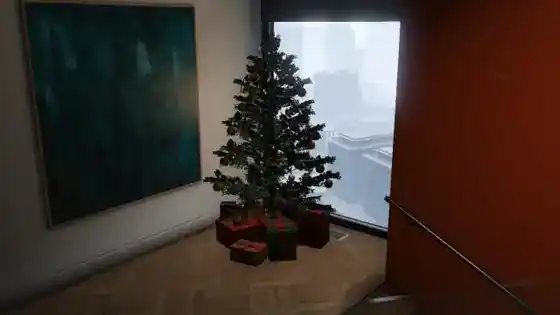 GTAOnline 1195 FestiveSurprise Apartment ChristmasTree
