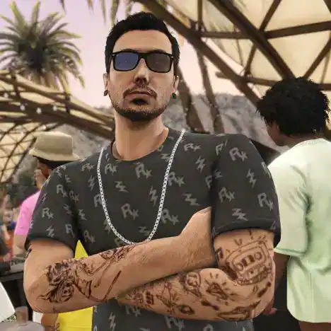 GTAOnline TheCayoPericoHeist RockstarPatternTee
