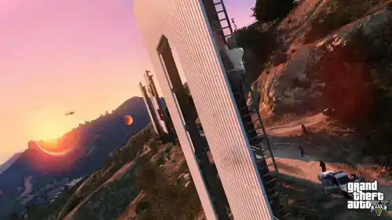 GTA5 042 Vinewood Climbing