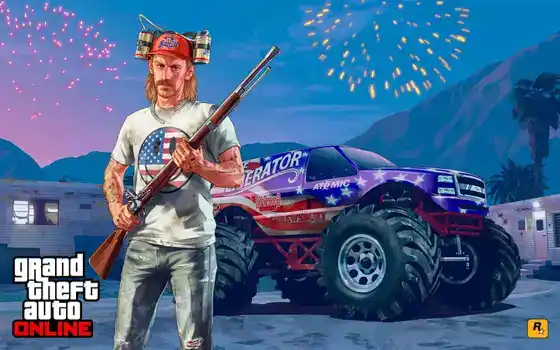 GTA V Artwork IndependenceDay