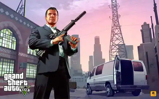 GTA V Artwork Michael Sweatshop