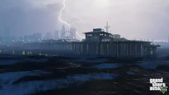 GTA5 085 Pier Storm