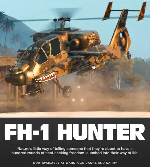 GTAOnline VehiclePoster 141 FH1Hunter