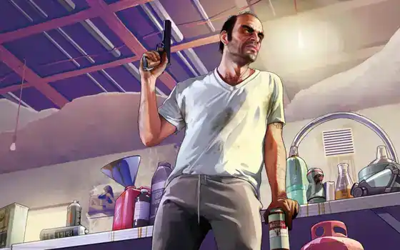 GTA V Artwork Trevor Poster