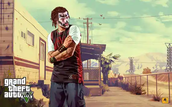 GTA V Artwork Wade