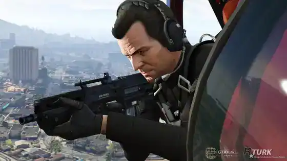 GTA5 PC 054 Helicoper Shooting