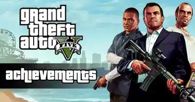 GTA 5 Achievements & Trophies List (Xbox, PS5, PS4, PS3) promotional image