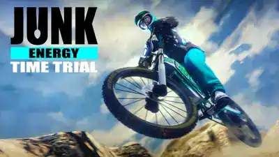 Junk Energy bicycle time trials: daily route and par-time reward promotional image