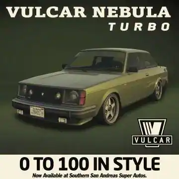 GTA Online: Vulcar Nebula Turbo Sports Classic Car Now Available! promotional image