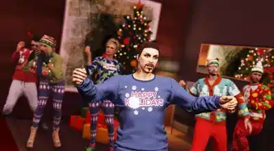 Returning Holiday Content, Festive Gifts, Unlocks, New Weekly Challenge promotional image