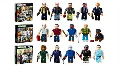 Grand Theft Auto Kubrick Sets Now Available! promotional image