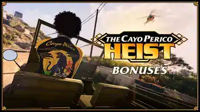GTA Online: The Cayo Perico Heist Bonuses, Heist Challenge Rewards, Unlocks & more promotional image