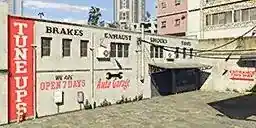 Burton Auto Shop — GTA Online reference imagery