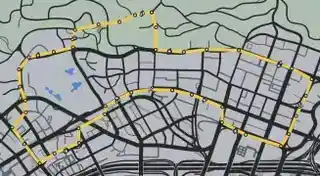 Land Race: Vinewood Tours — route or variant image 2