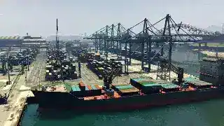 Land Race: Dockyard — reference image