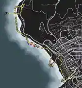 Blazer Aqua - Beach Party — route or variant image 2