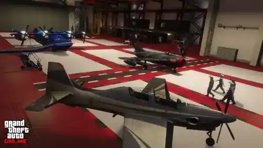 Hangars — GTA Online reference imagery