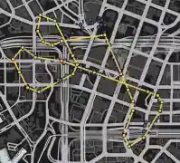Stunt Race - Downtown Loop — route or variant image 2