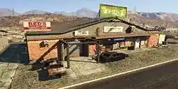Sandy Shores Salvage Yard — GTA Online reference imagery
