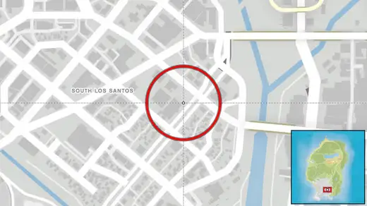 lspd auto impound map location
