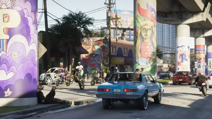 Outlaw in a GTA VI reference screenshot