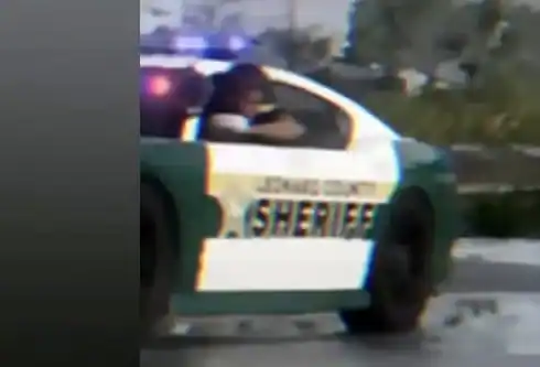 Police Cruiser (Buffalo) design comparison image; not a GTA VI gameplay screenshot