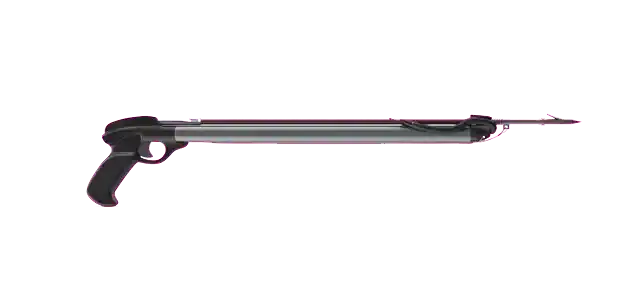 Speargun design comparison image; not a GTA VI gameplay screenshot