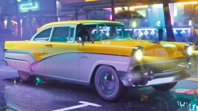 Vapid Dealership: scene accompanying the cited location reference