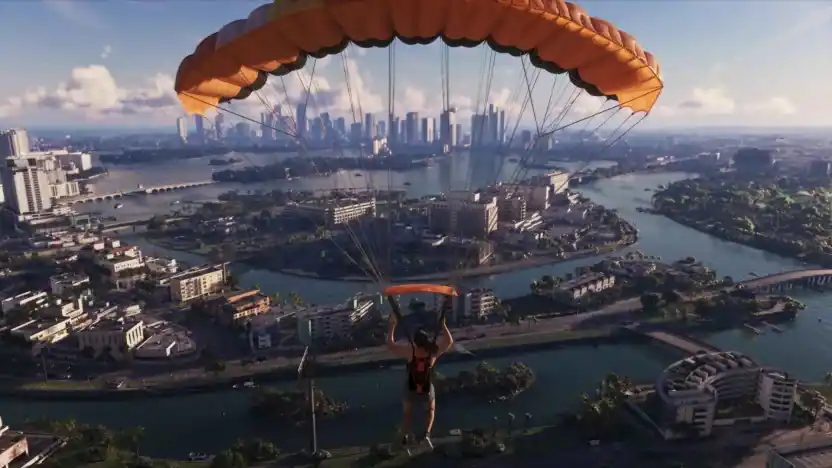 Base Jumping / Parachuting GTA VI scene
