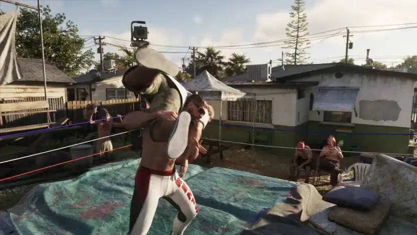 Wrestling GTA VI scene